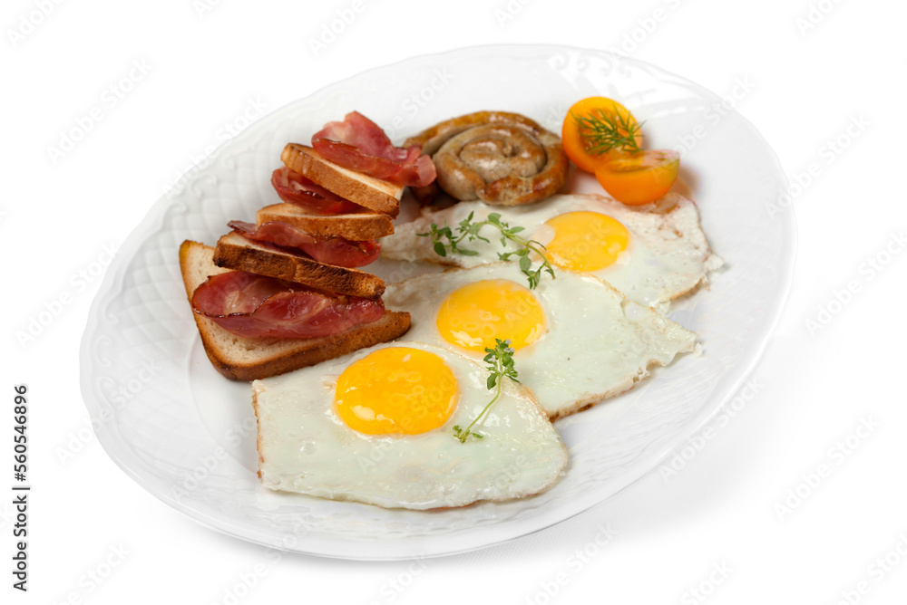Big Breakfast, with egg and bacon Big Breakfast, with egg and bacon