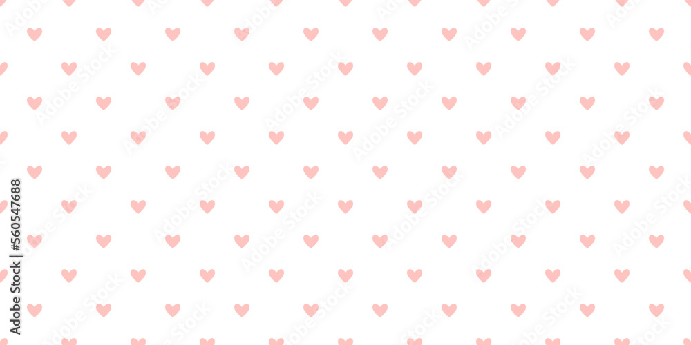 Small cute hearts background. Seamless pattern for Valentine's Day.