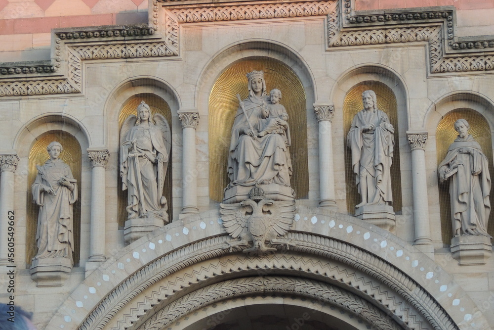 Fototapeta premium detail of the cathedral of st james