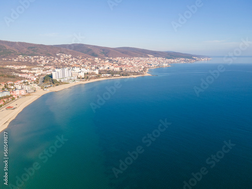 Aerial view of resort of Sunny Beach, Bulgaria © Stoyan Haytov