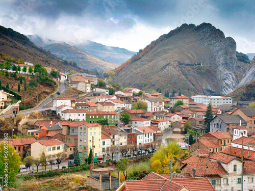 Santa Lucia village, Pola de Gordon municipality, Castile Leon, Spain photo