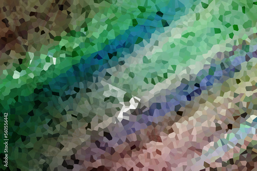 Pixel art abstract background. web banner template. 3D Illustration