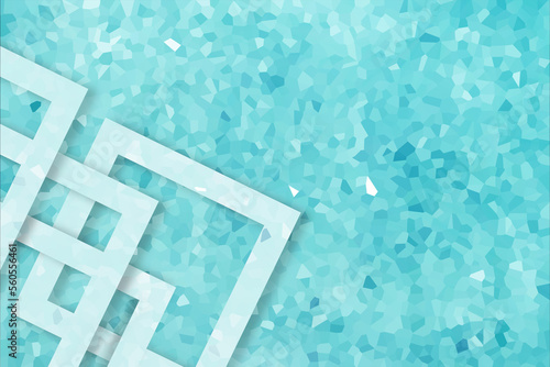 Pixel art abstract background. web banner template. 3D Illustration