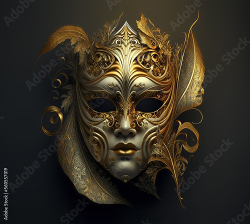 Venetian masquerade mask header