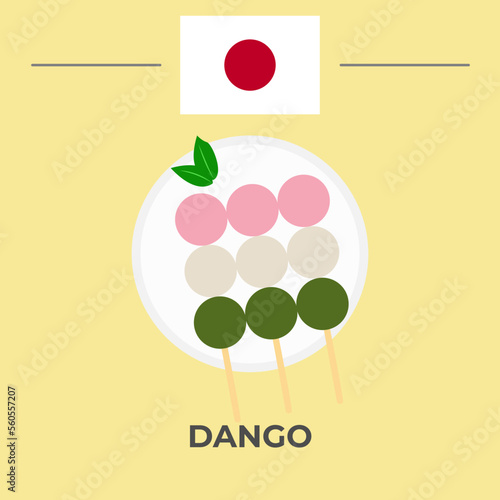 Dango vector eps 10. easy to edit

