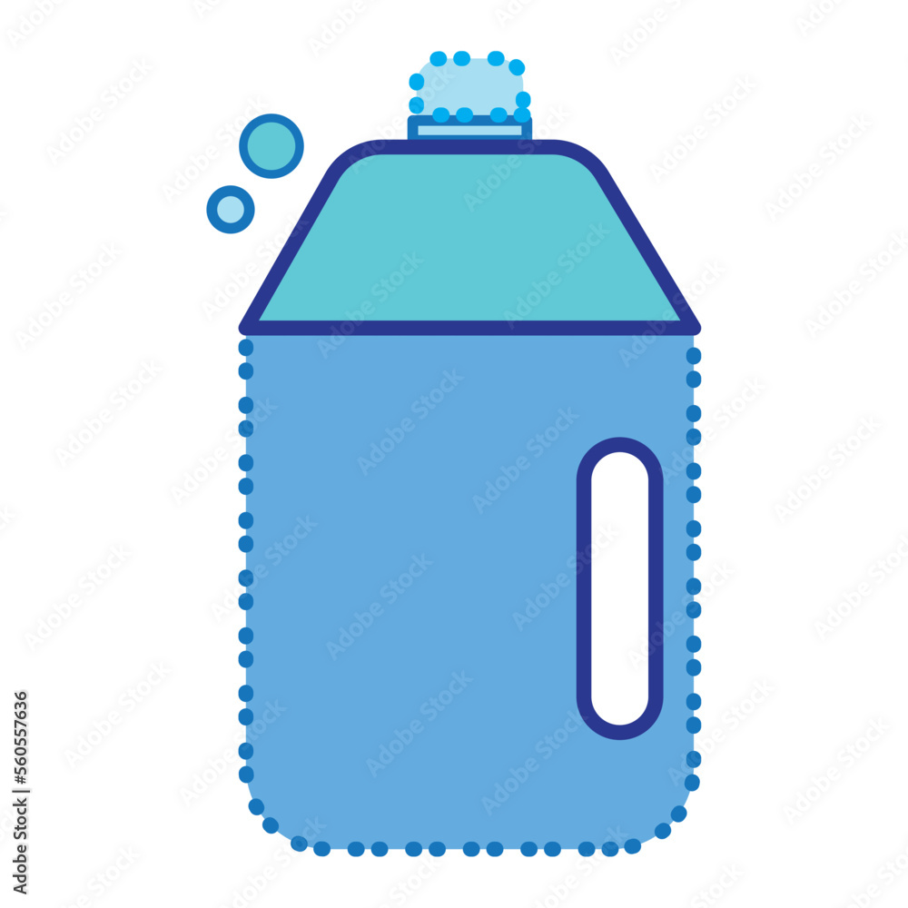 Isolated liquid soap bottle cleanliness icon Vector Isolated liquid soap bottle cleanliness icon Vector