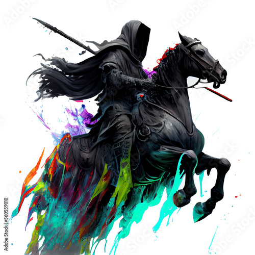 Horsemen of the Apocalypse printable PNG file