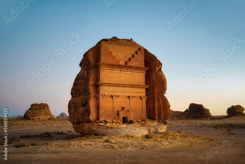 Slika na platnu Hegra Alula in Saudi Arabia taken in January 2022