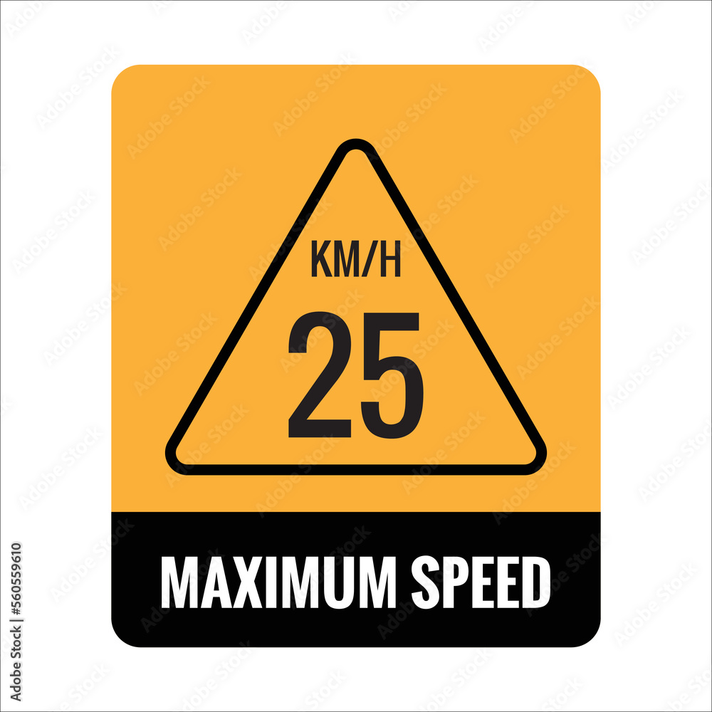 20 kmh solated Road Maximum Speed limit sign icon on white background vector illustration. 20 kmh solated Road Maximum Speed limit sign icon on white background vector illustration.