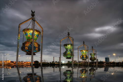 The four lanterns of Jeddah Saudi Arabia taken in May 2022 photo