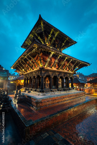 Obraz na płótnie Durbar Square in Kathmandu, Nepal taken in April 2022 w salonie