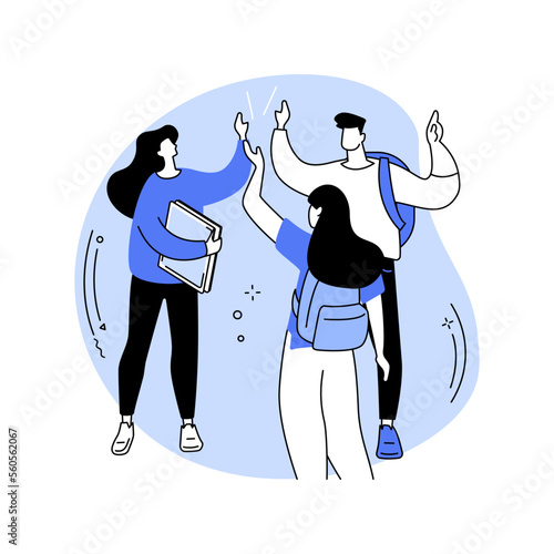 Celebrate success isolated cartoon vector illustrations.