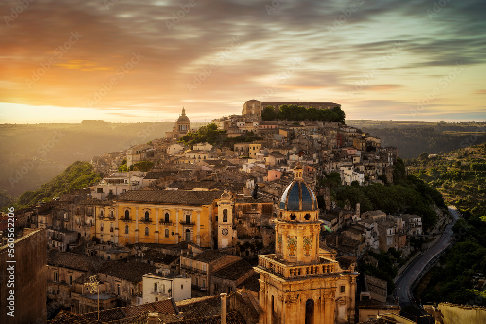 Ragusa in Sicily Italy taken in Summer 2022