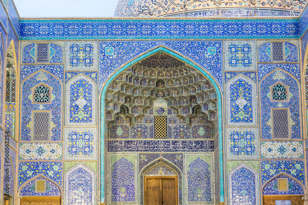 Sheikh Lotfollah Mosque at Naqsh-e Jahan Square in Isfahan, Iran