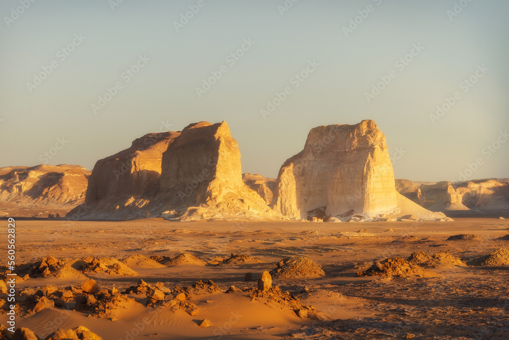 White Desert in Egypt taken in January 2022