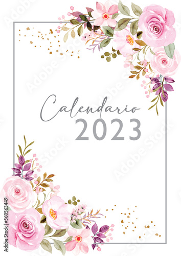 Calendario Planificador en español A4 - Portada