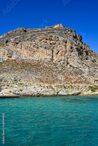 Festungsruine auf der Imeri Gramvousa, Kreta (Griechenland)