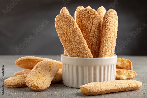 ladyfingers cookies on the table.
