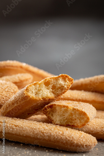 ladyfingers cookies on the table.