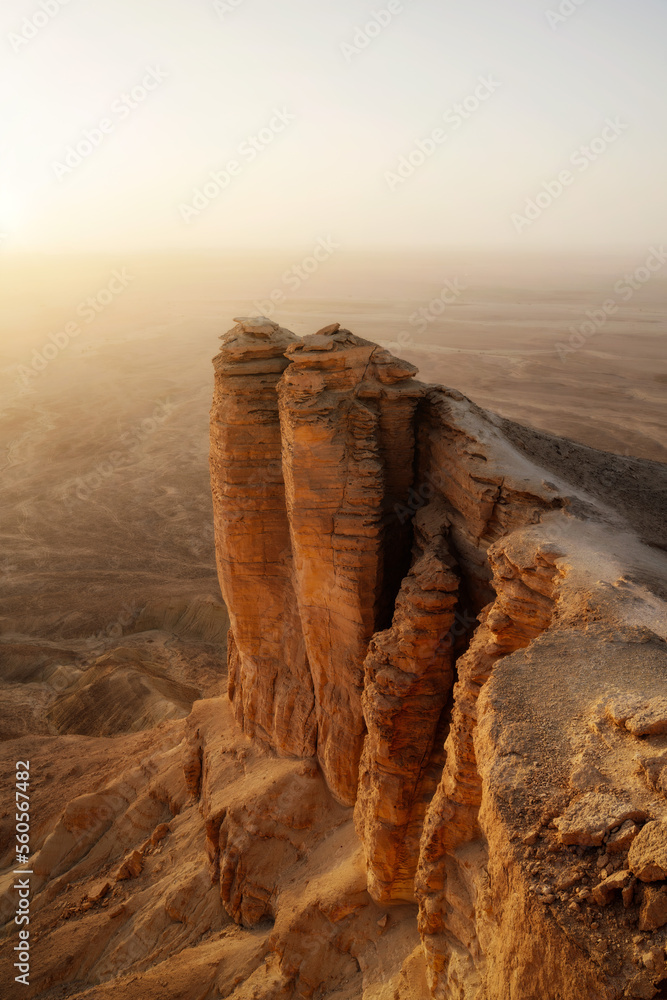 Edge of the World in Saudi Arabia taken in January 2022