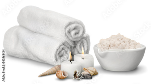 Canvas Print Spa and Wellness Setting