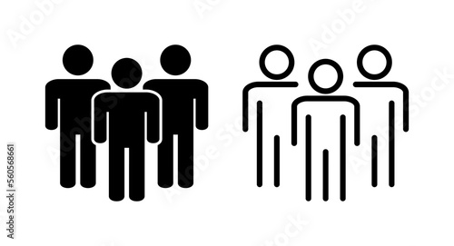 People icon vector illustration. person sign and symbol. User Icon vector