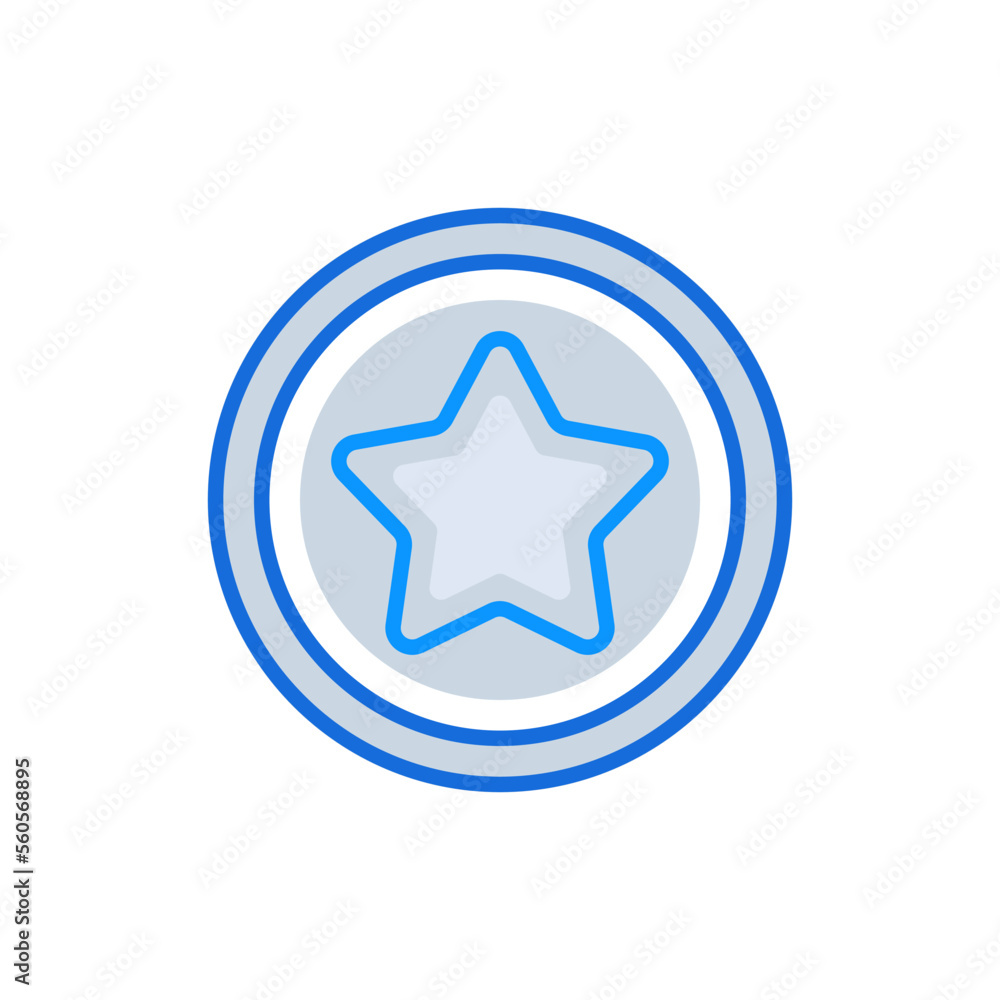 Achievement business icon with blue duotone style. Corporate, currency, database, development, discover, document, e commerce. Vector illustration Achievement business icon with blue duotone style. Corporate, currency, database, development, discover, document, e commerce. Vector illustration