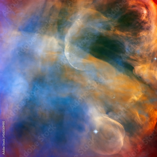 Cosmos, Universe, Celestial Cloudscape in the Orion Nebula, Milky Way