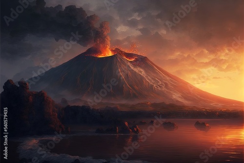 Erupting Vulcano © Alex
