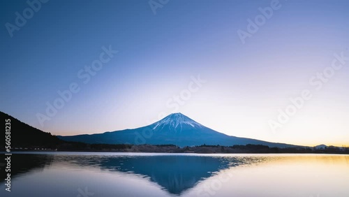 田貫湖と富士山初日の出タイムラプス