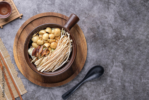 Vegetarian Food  of Bak Kut Teh. photo