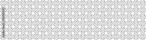 outline seamless pattern of woven rope.mesh rope seamless