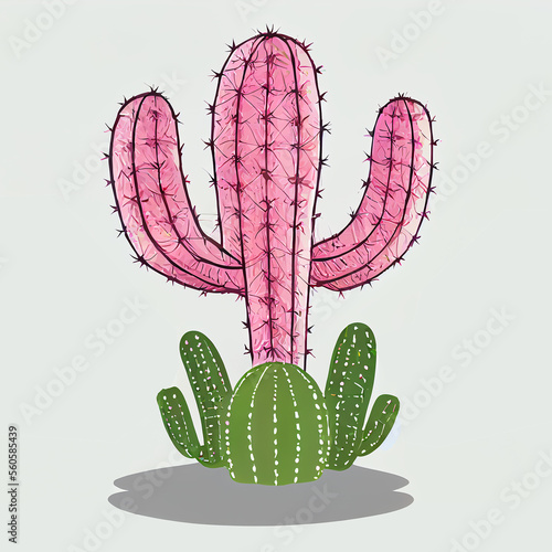 Pink Cactus, Pink plant, western themed party, desert themed party, girl party decorations, pink party theme