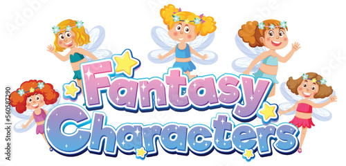 Fantasy characters with fairy tales