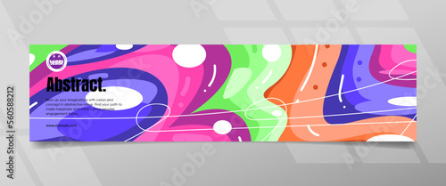 Abstract Butterfly Concept Banner Design