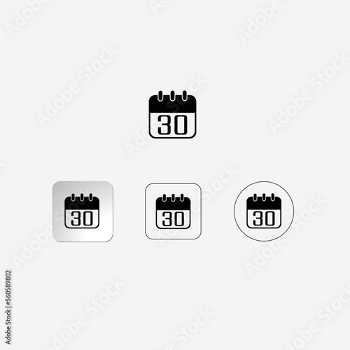Calendar icon calendar vector icon calendar button symbol