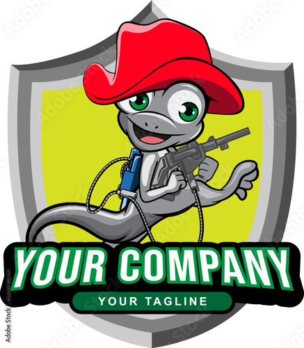 Pest hunter logo template