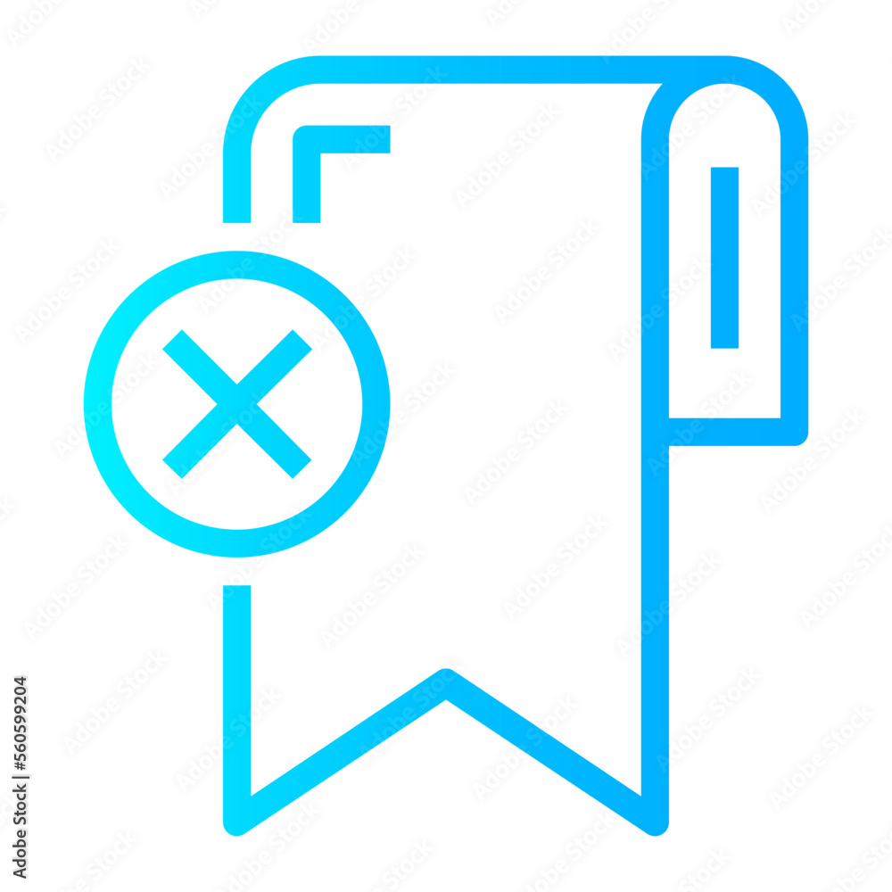 Bookmark Remove gradient icon Bookmark Remove gradient icon