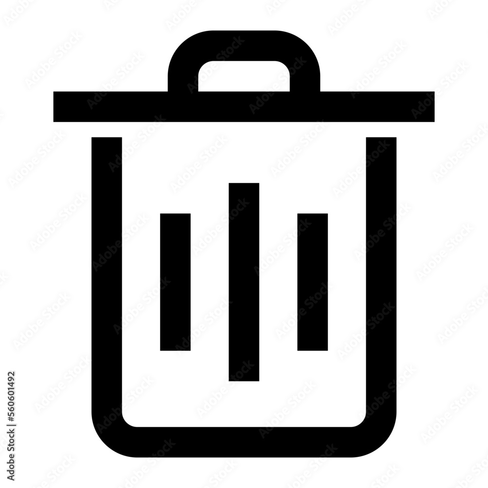 Trash line icon Trash line icon