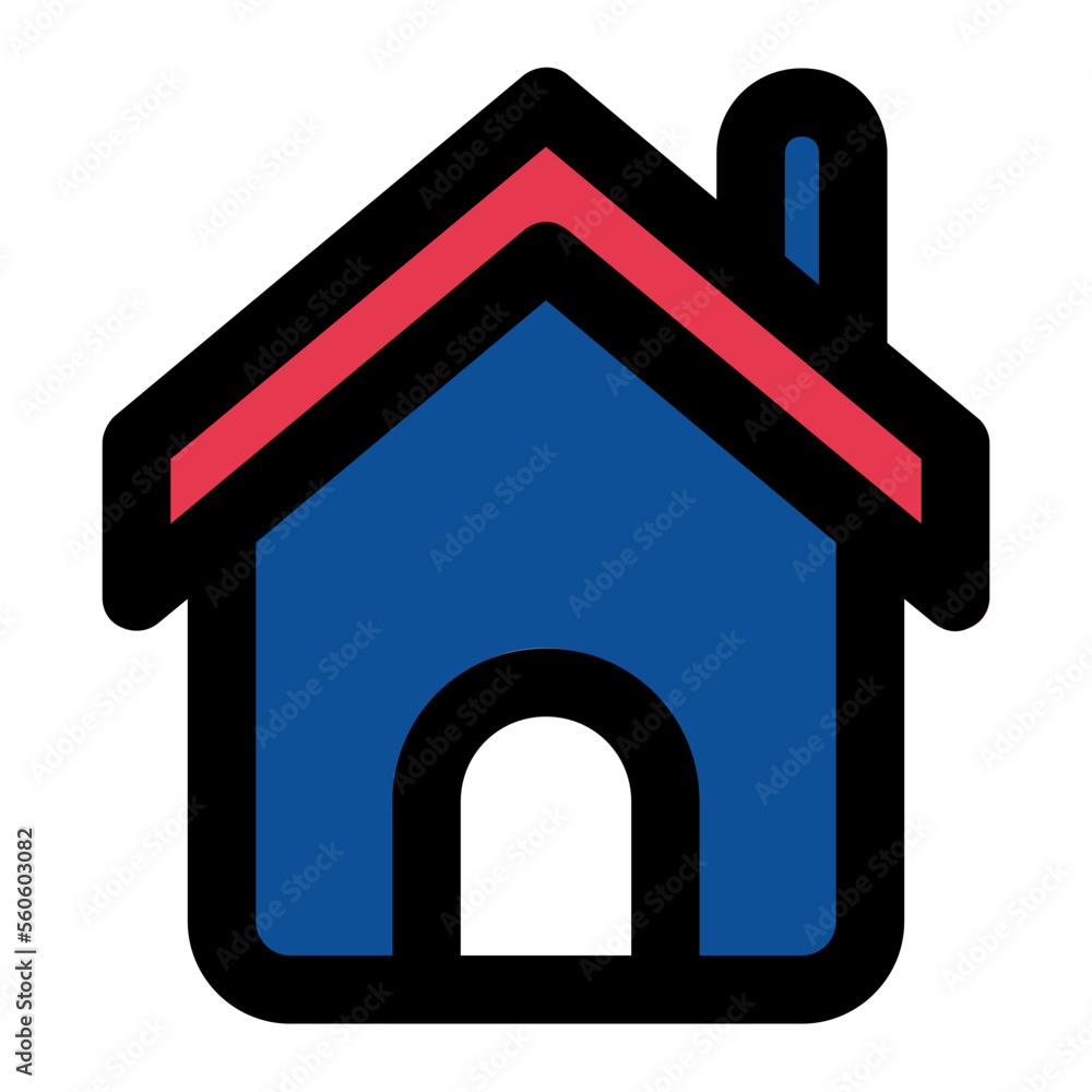 Home filled flat icon Home filled flat icon