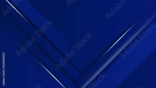 Abstract navy diagonal overlap background. Vector Illustration