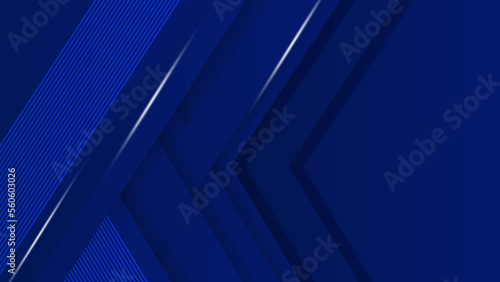 Abstract navy diagonal overlap background. Vector Illustration