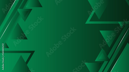 Green wave abstract vector abstract background.