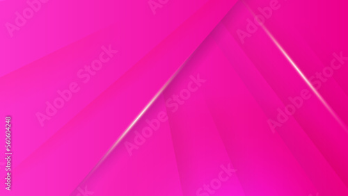 Abstract technology geometric pink color shiny motion background.