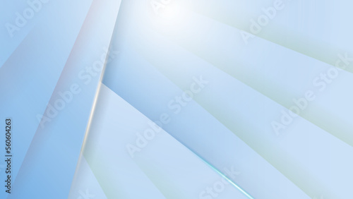 Abstract technology geometric light blue color shiny motion background.