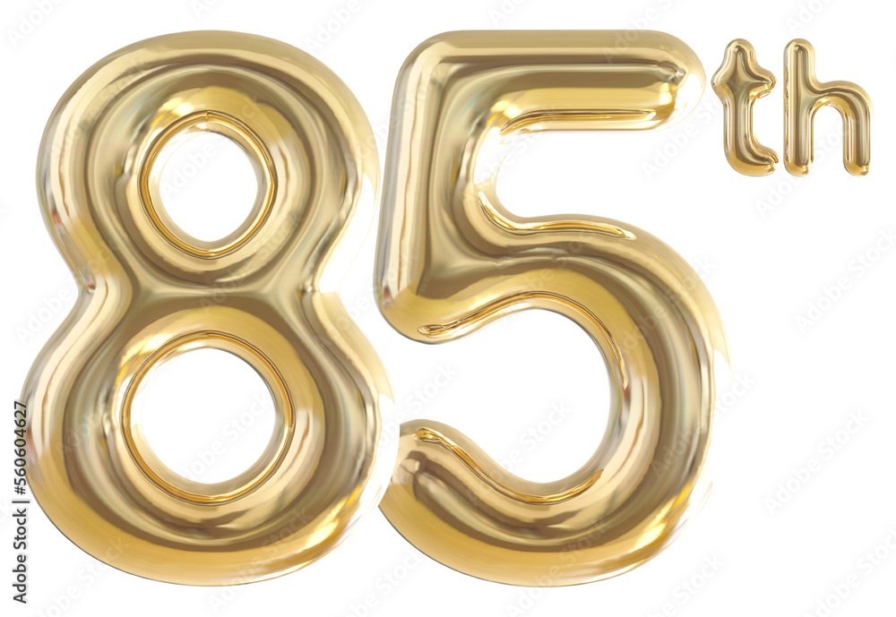 85th anniversary numbers gold celebrate with generative AI 85th anniversary numbers gold celebrate with generative AI