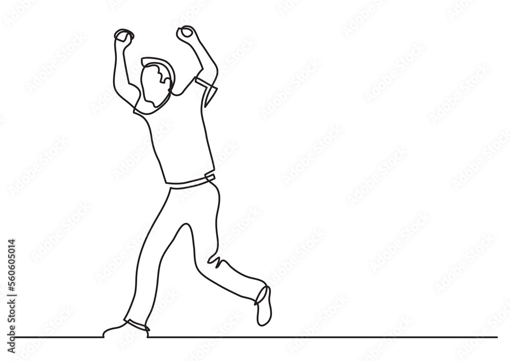 continuous line drawing businessman running happy - PNG image with transparent background continuous line drawing businessman running happy - PNG image with transparent background