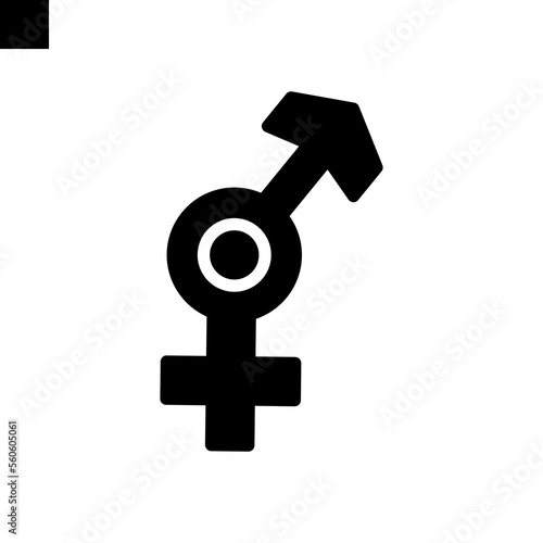 equality gender icon line style vector