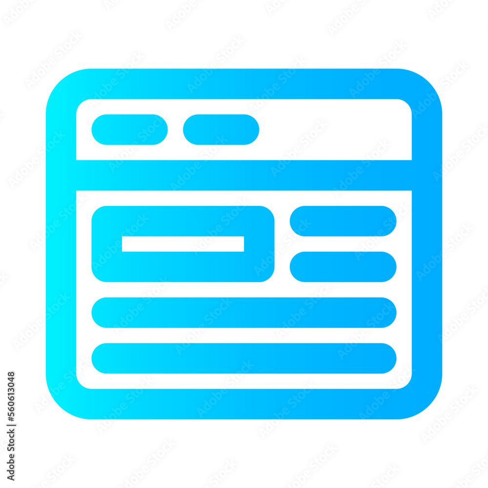 Landing Page gradient icon Landing Page gradient icon