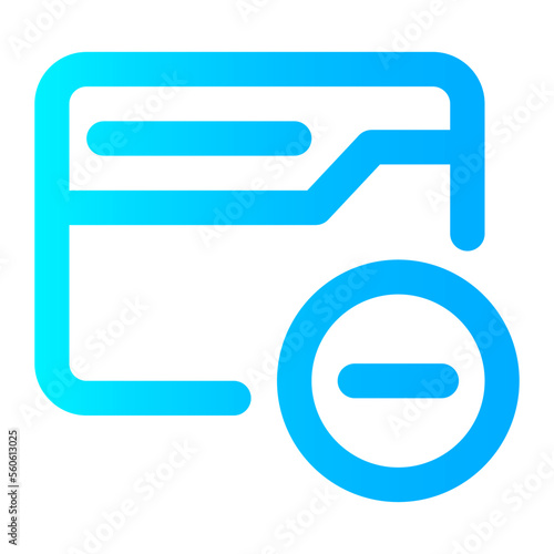 Folder gradient icon